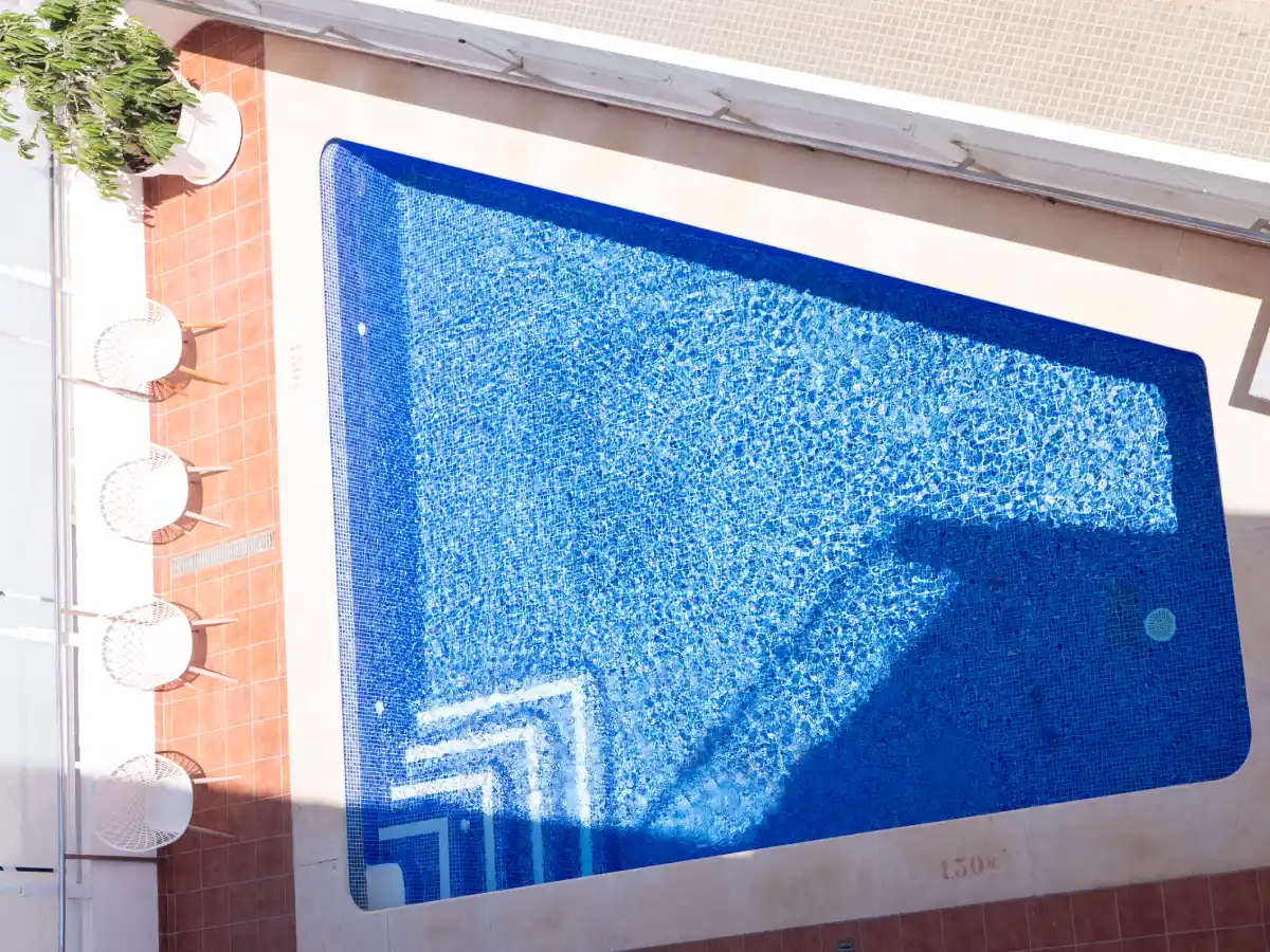 View of the pool at PlanetHotels Blue